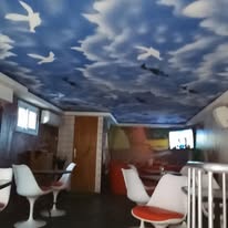 Plafond artistique nuage