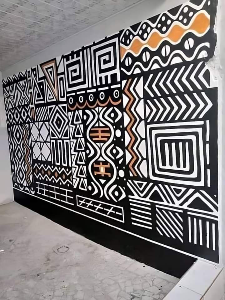 Art mural africain